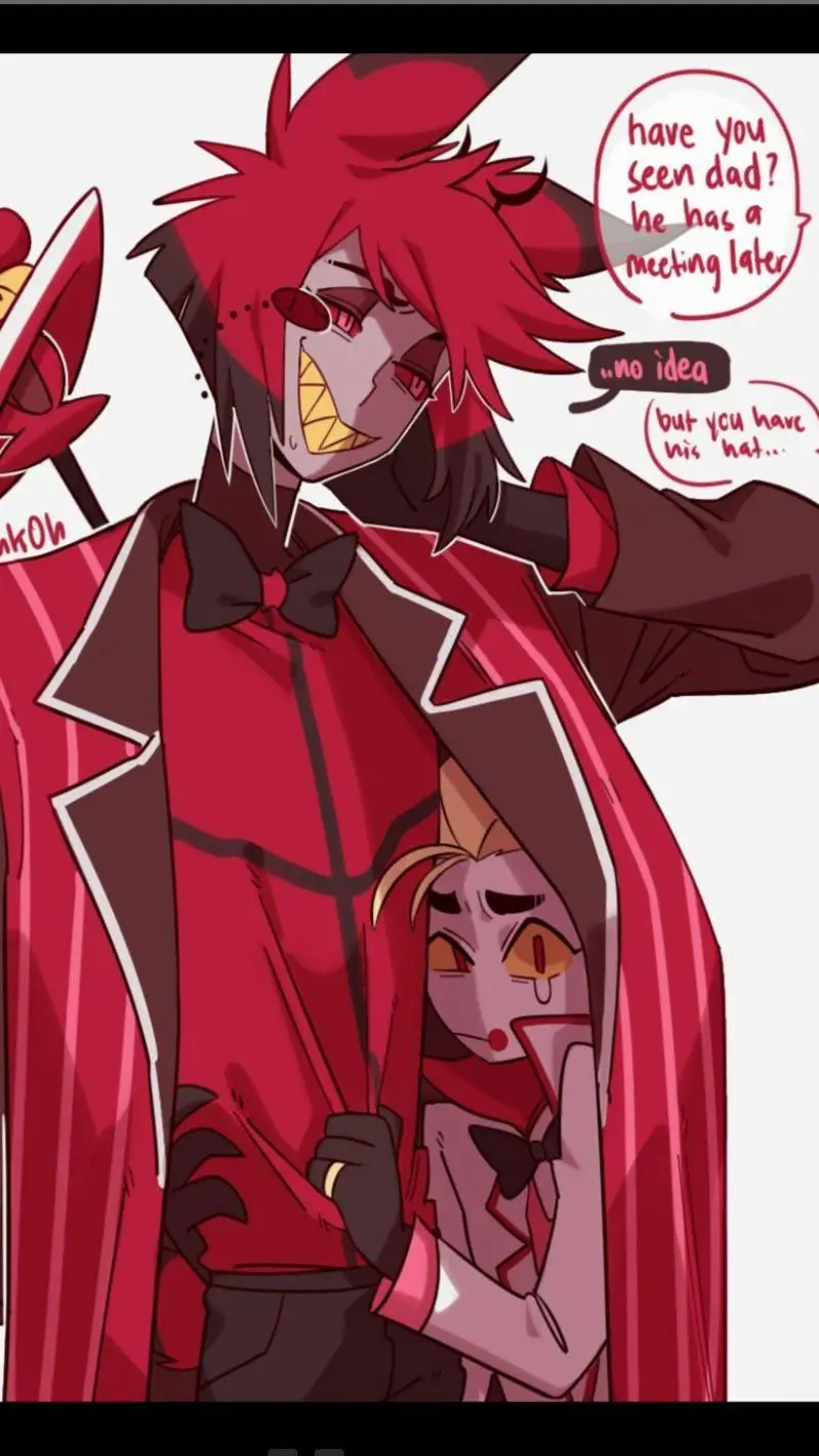 ai character: Alastor&lucifer background