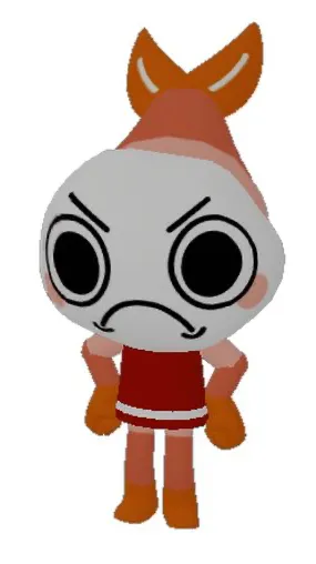 ai character: Shrimpo background
