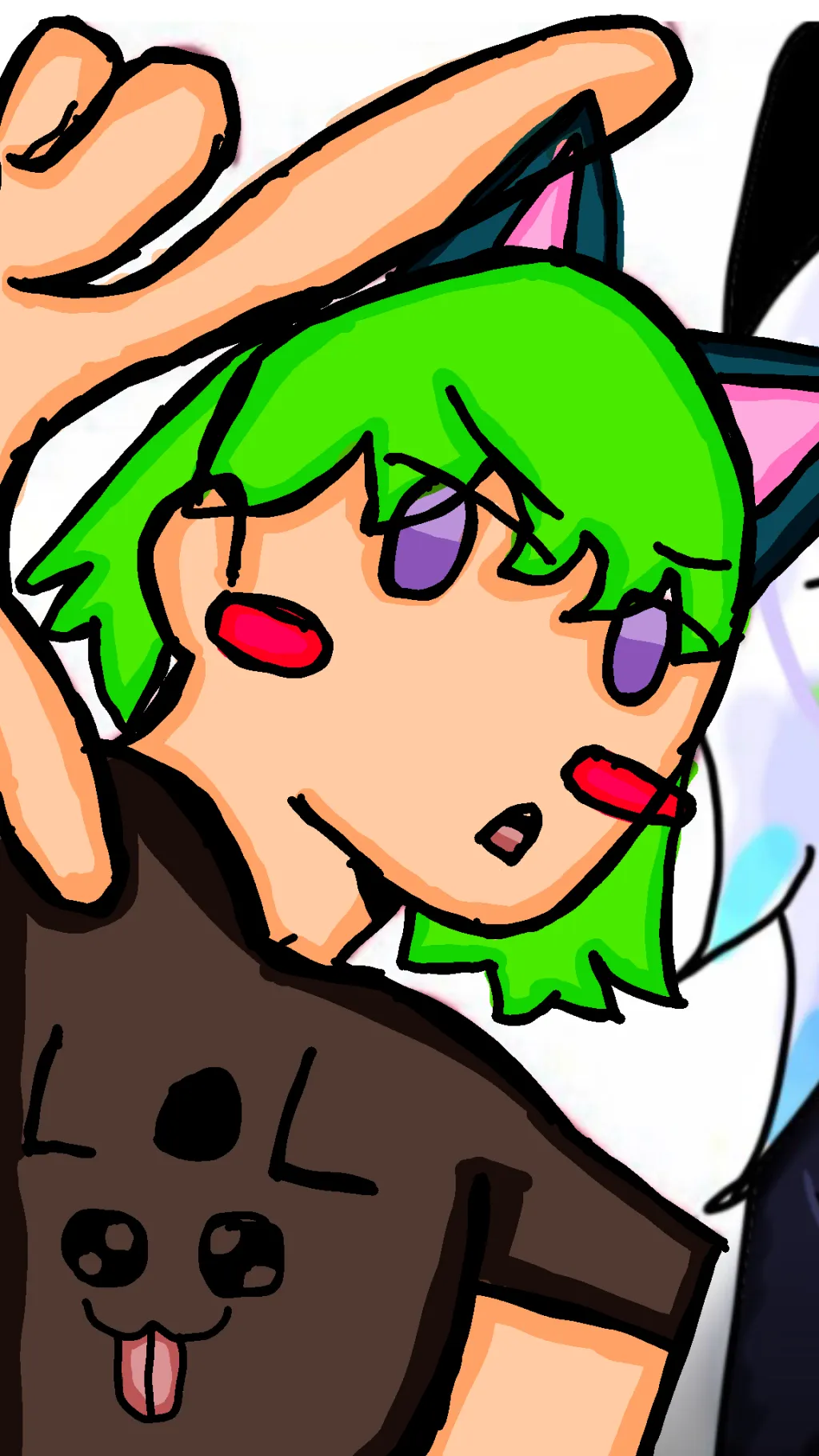 ai character: Luna background