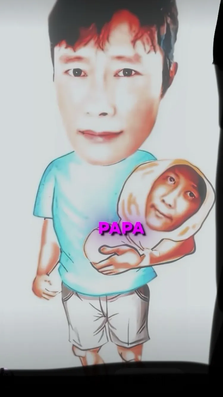 ai character: Papaaaaa background