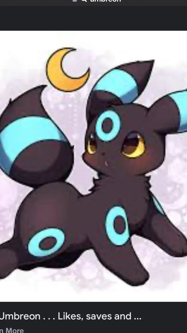 ai character: Umbreon <(°v) background