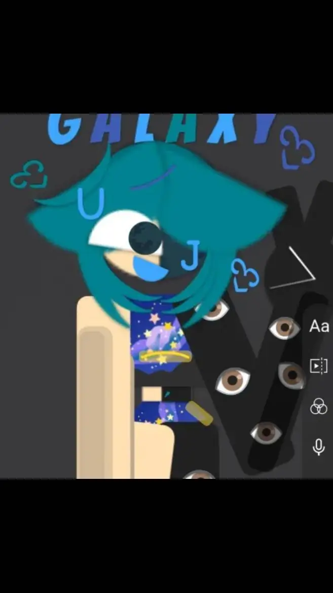 ai character: I LUV YOUUU GIRLY background