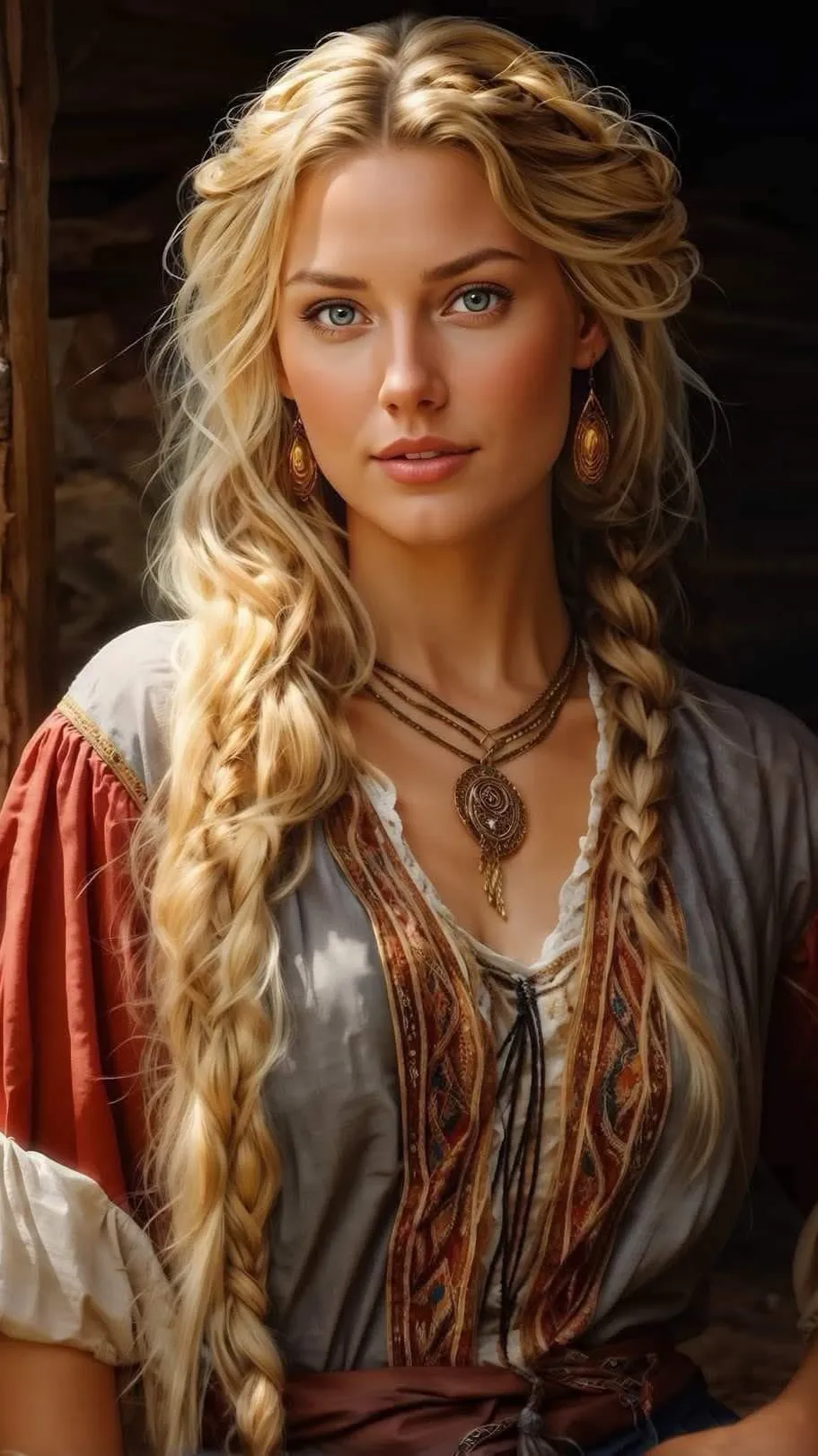 ai character: Aurora background