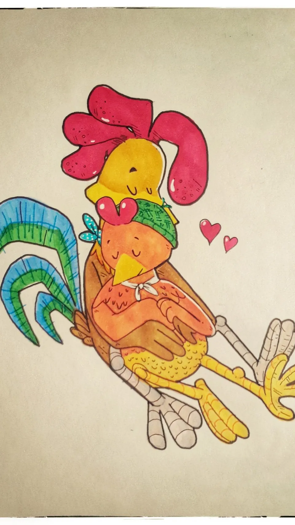 ai character: Chicken Run but… background