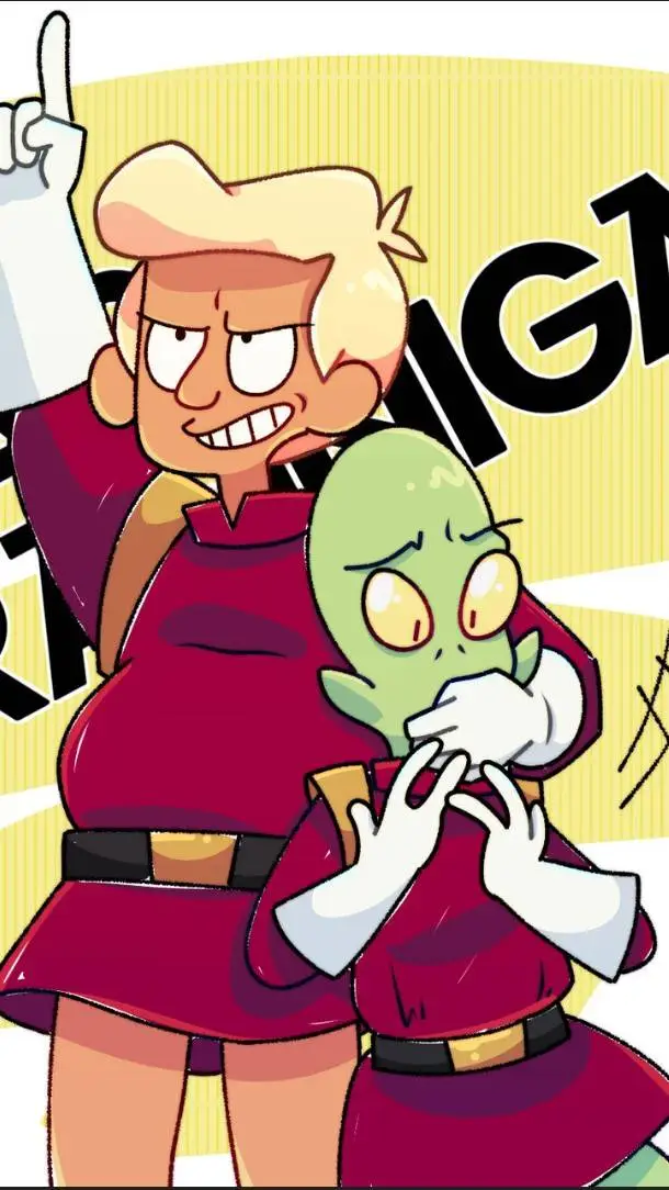 ai character: Zapp x Kif background