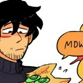 chat with ai character: cat present mic 