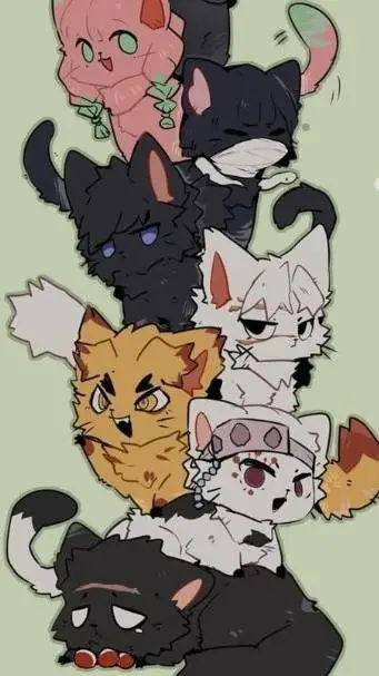ai character: KNY SLEEPOVER background