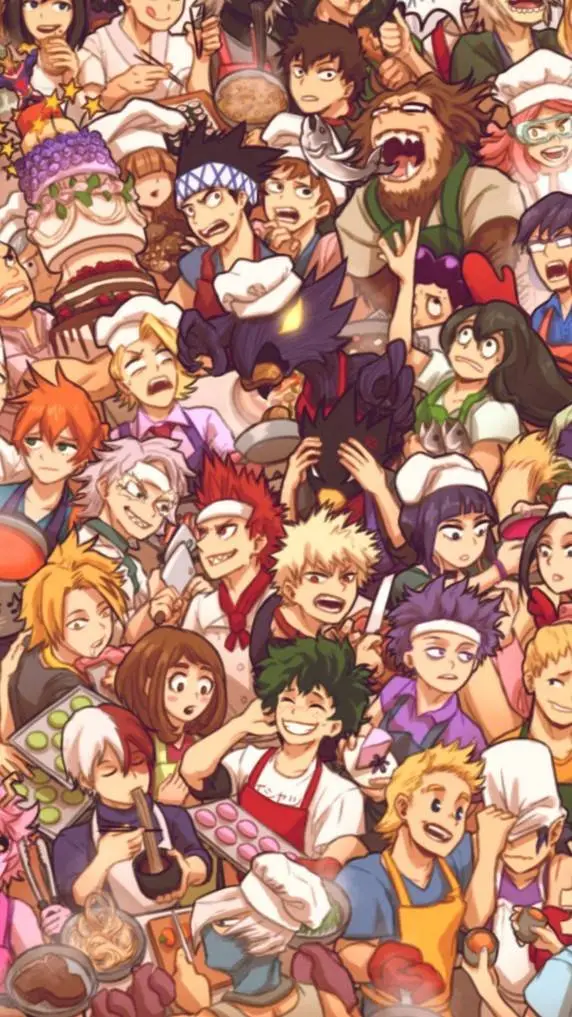 ai character: mha thanksgiving! background