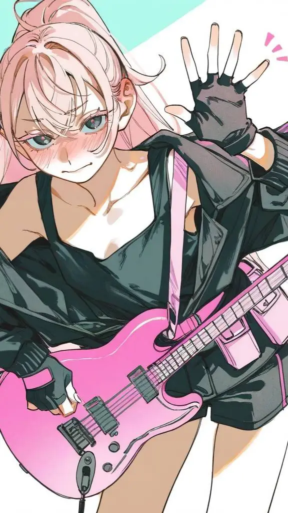 ai character: Sakura background