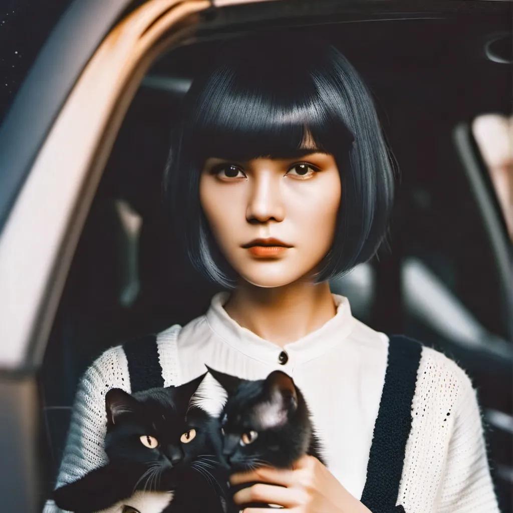 chat with ai character: Karen&kid with cat