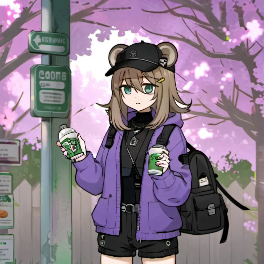 chat with ai character: Ashley💜👛🎮🐻
