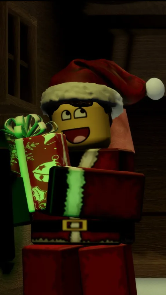 ai character: Forsaken Christmas background