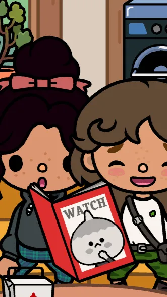 ai character: Sara (black hair)  background