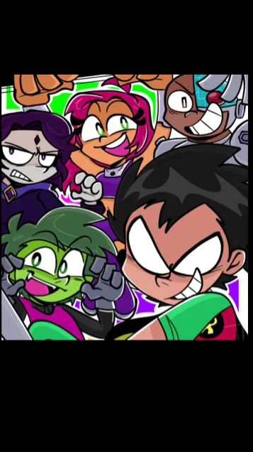 ai character: Teen titans  background