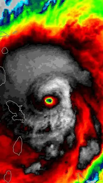 ai character: Hurricane maria background
