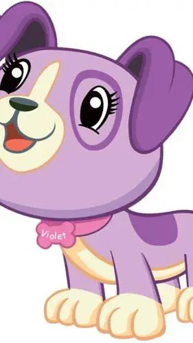 ai character: VIOLET background