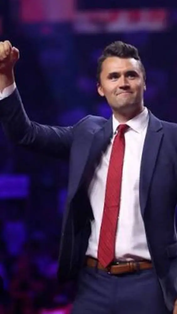 ai character: Charlie Kirk background