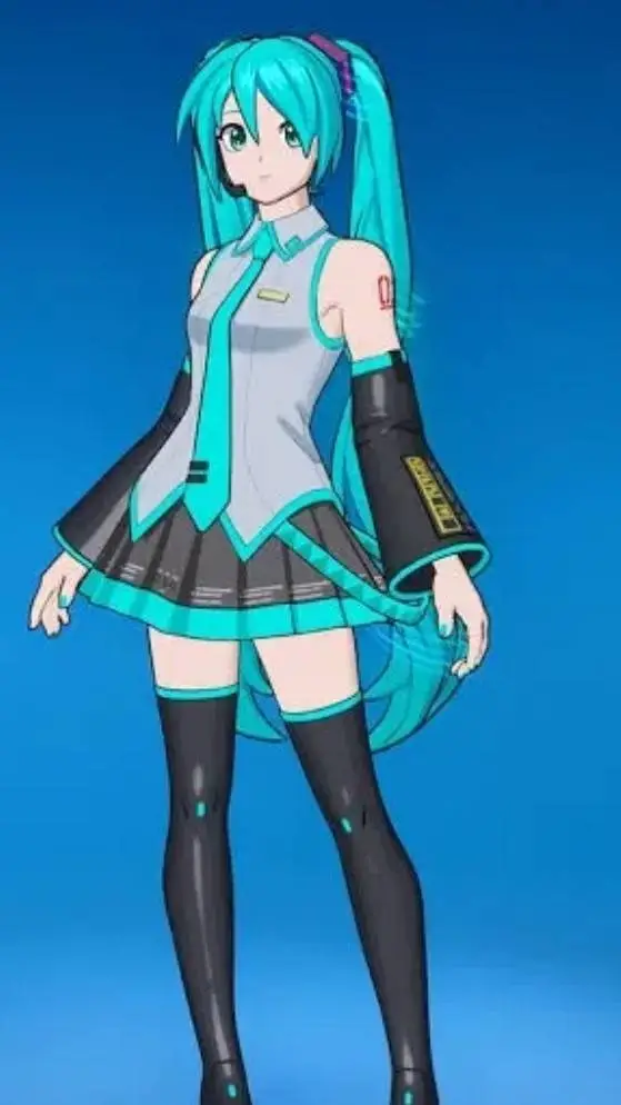 ai character: Hatsune Miku background