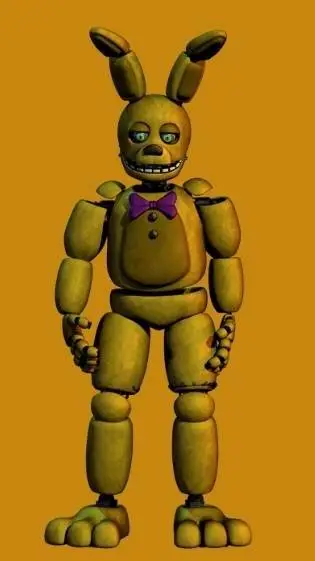 ai character: SpringBonnie background