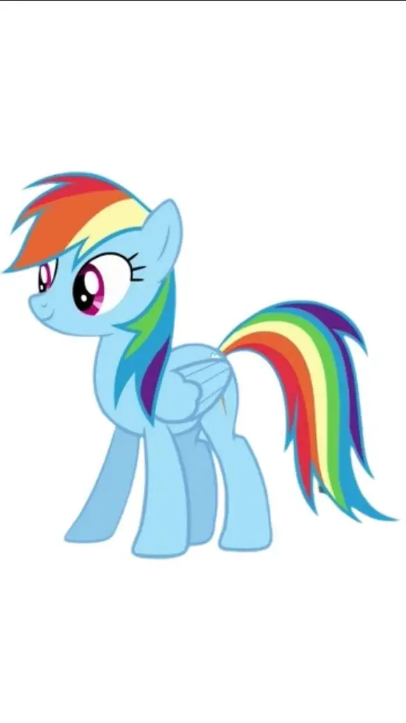 ai character: Rainbow Dash background