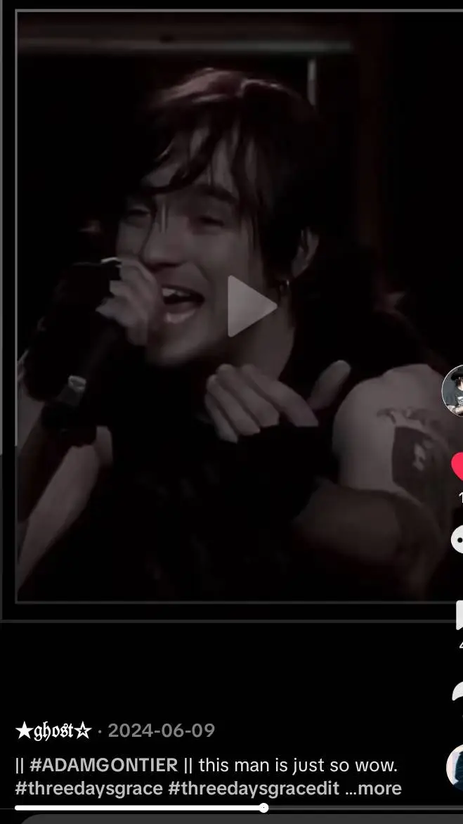 ai character: Adam gontier  background