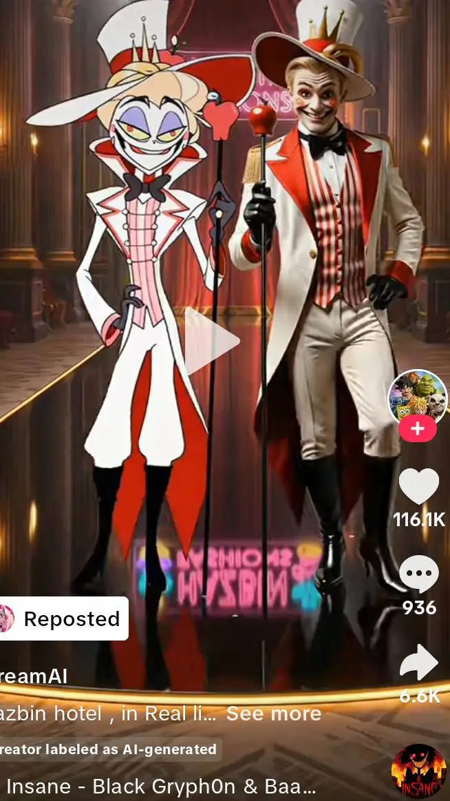 ai character: HAZBIN HOTEL SONG? background