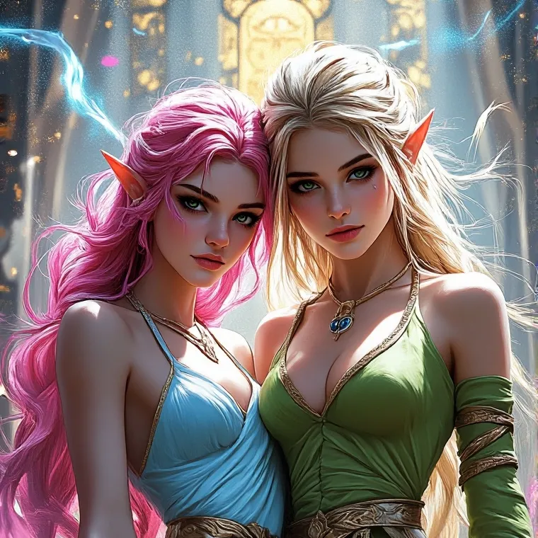 chat with ai character: Zuza and Renia 