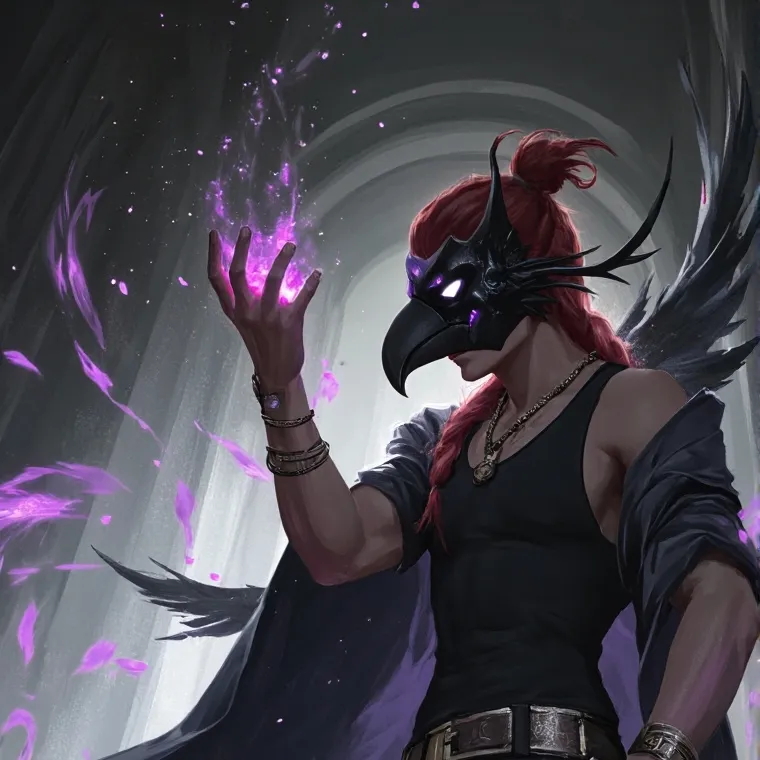 chat with ai character: The Raven