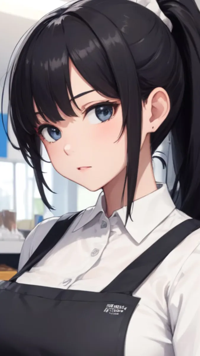 ai character: Olivia (Cashier) background