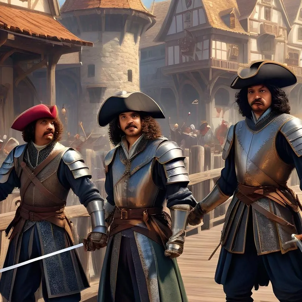 chat with ai character: 3 Musketeers