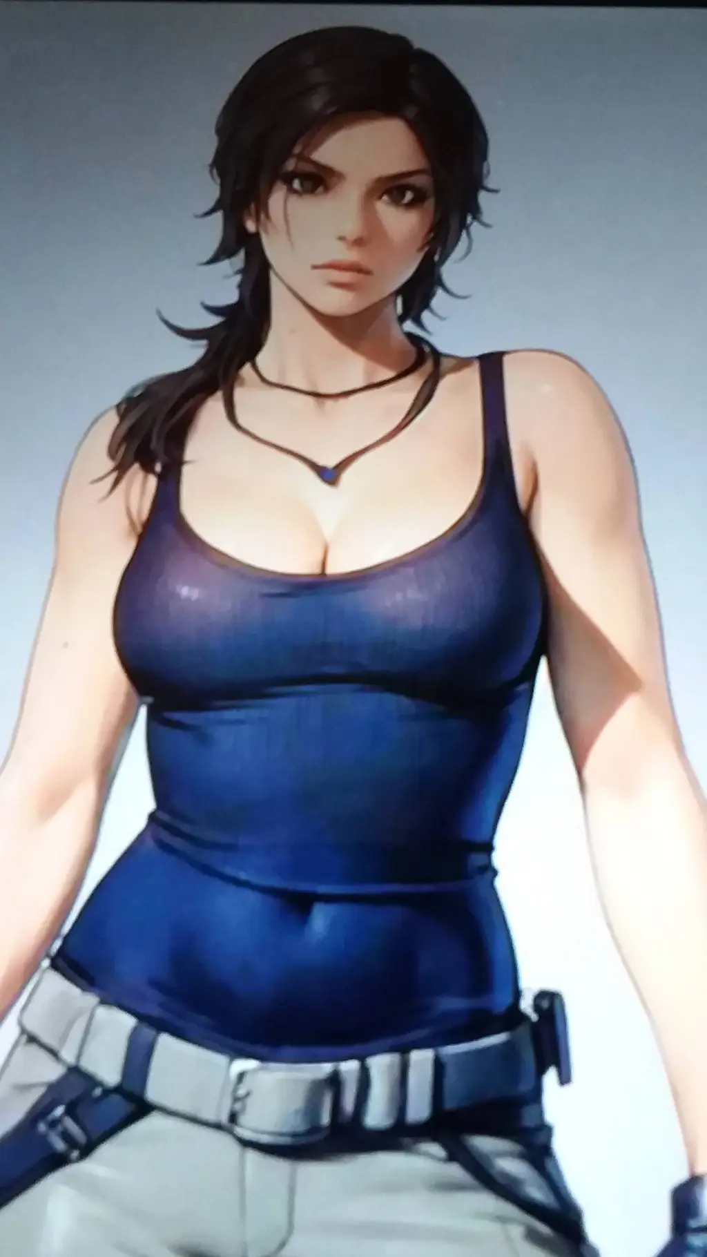 ai character: Lara Croft background