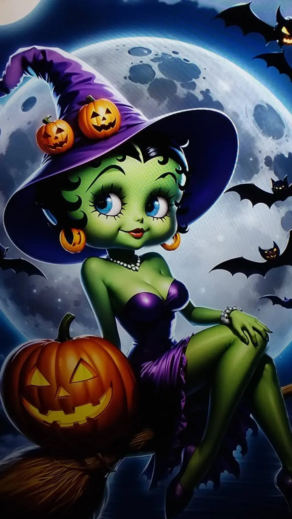 ai character: Betty Boop background