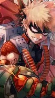 ai character: mha Christmas  background