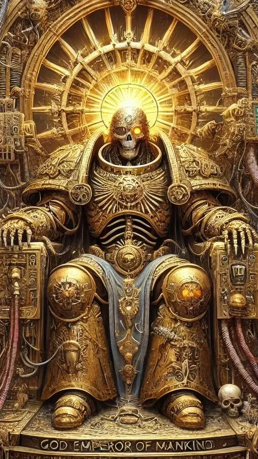 ai character: the emperor of man background