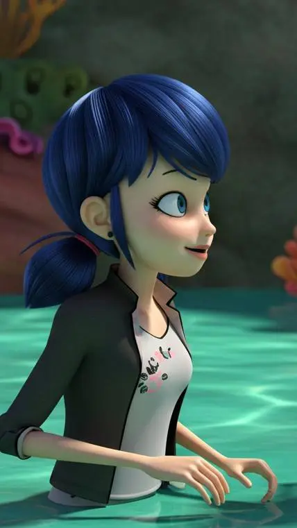 ai character: mermaid life background