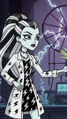 ai character: Frankie Stein  background