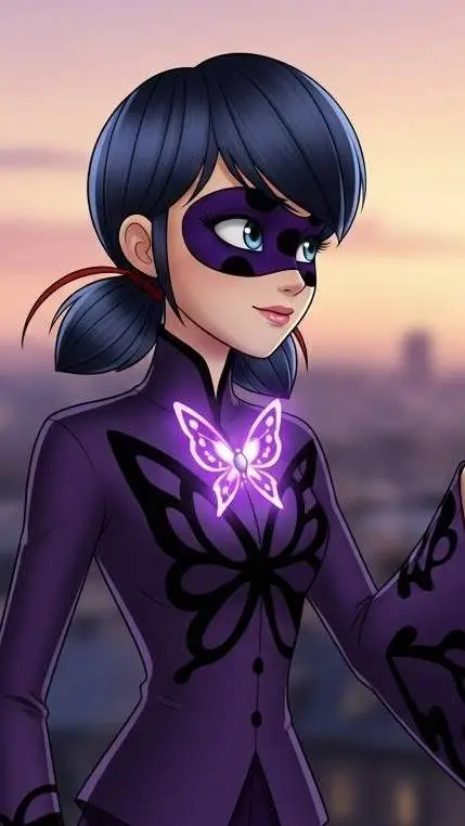 ai character: Marinette  background