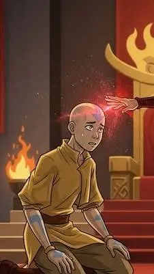 ai character: changing Aang  background