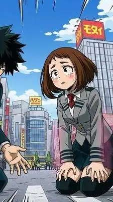 ai character: Ochaco Uraraka  background