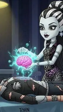 ai character: Frankie Stein  background