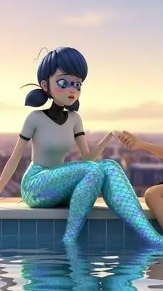 ai character: Marinette  background