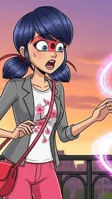 ai character: Marinette  background