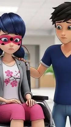 ai character: Marinette  background