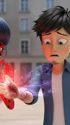 ai character: Marinette  background