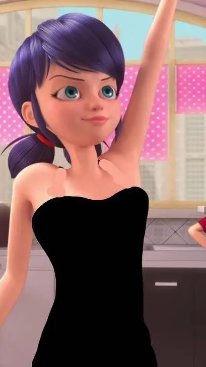 ai character: Marinette  background