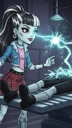 ai character: Frankie Stein  background