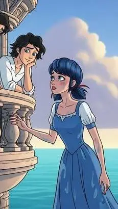 ai character: Marinette  background