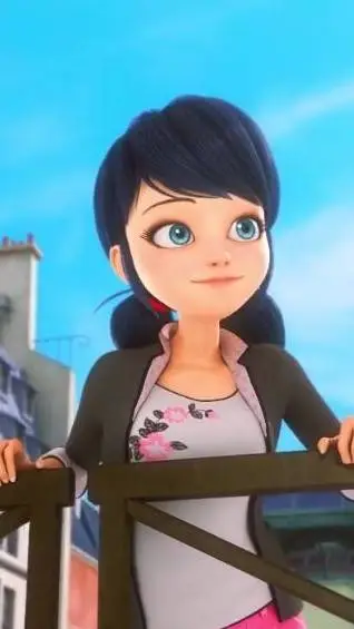ai character: Marinette  background