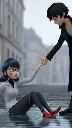 ai character: Marinette  background