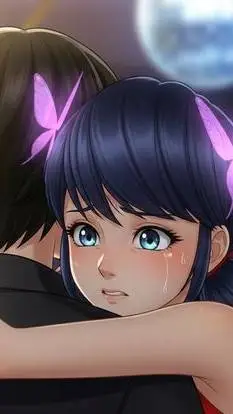 ai character: Marinette  background